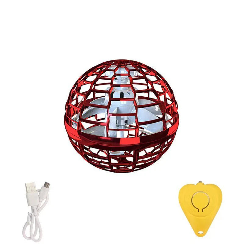 Cross-Border UFO Intelligent Sensing Hover Ball, Magic Flying Ball, Floating Ball, Fingertip Glowing Magic Ball, Children'S Toy, Wholesale F