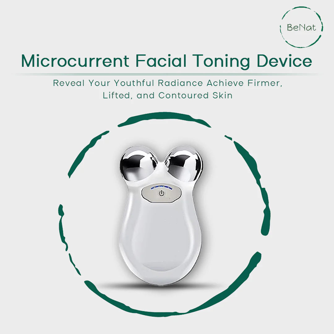 Lift, Sculpt & Glow Toolkit -Set of 3 LED Therapy, Electric Gua Sha & Microcurrent Toning Device for Radiant Skin