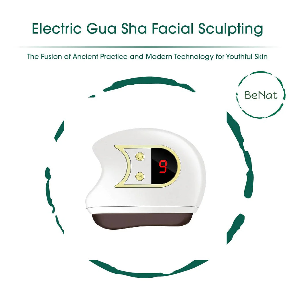 Lift, Sculpt & Glow Toolkit -Set of 3 LED Therapy, Electric Gua Sha & Microcurrent Toning Device for Radiant Skin