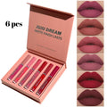 Matte Liquid Lipstick Set Waterproof Long Lasting Smudge Proof Lip Gloss Easy to Apply Non Transfer Holiday Gift